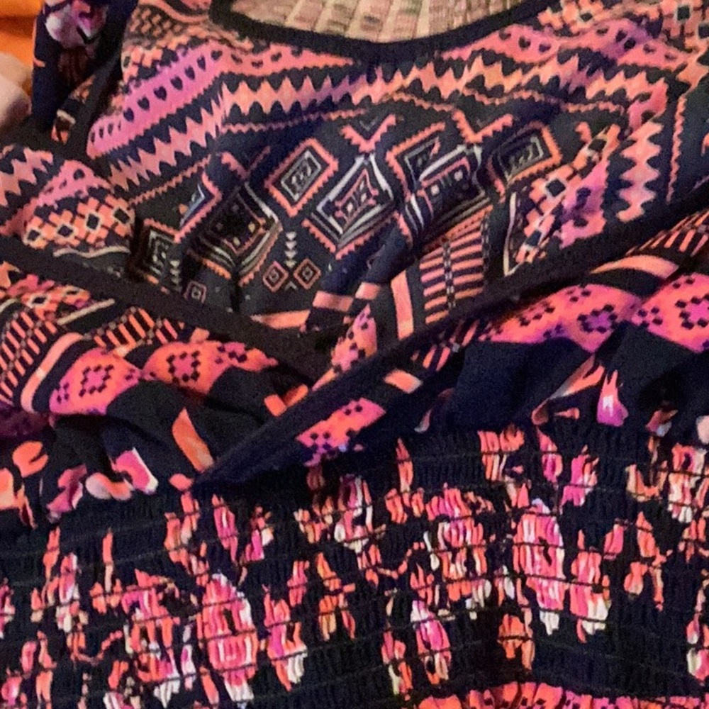 Tribal Print Maxi Dress